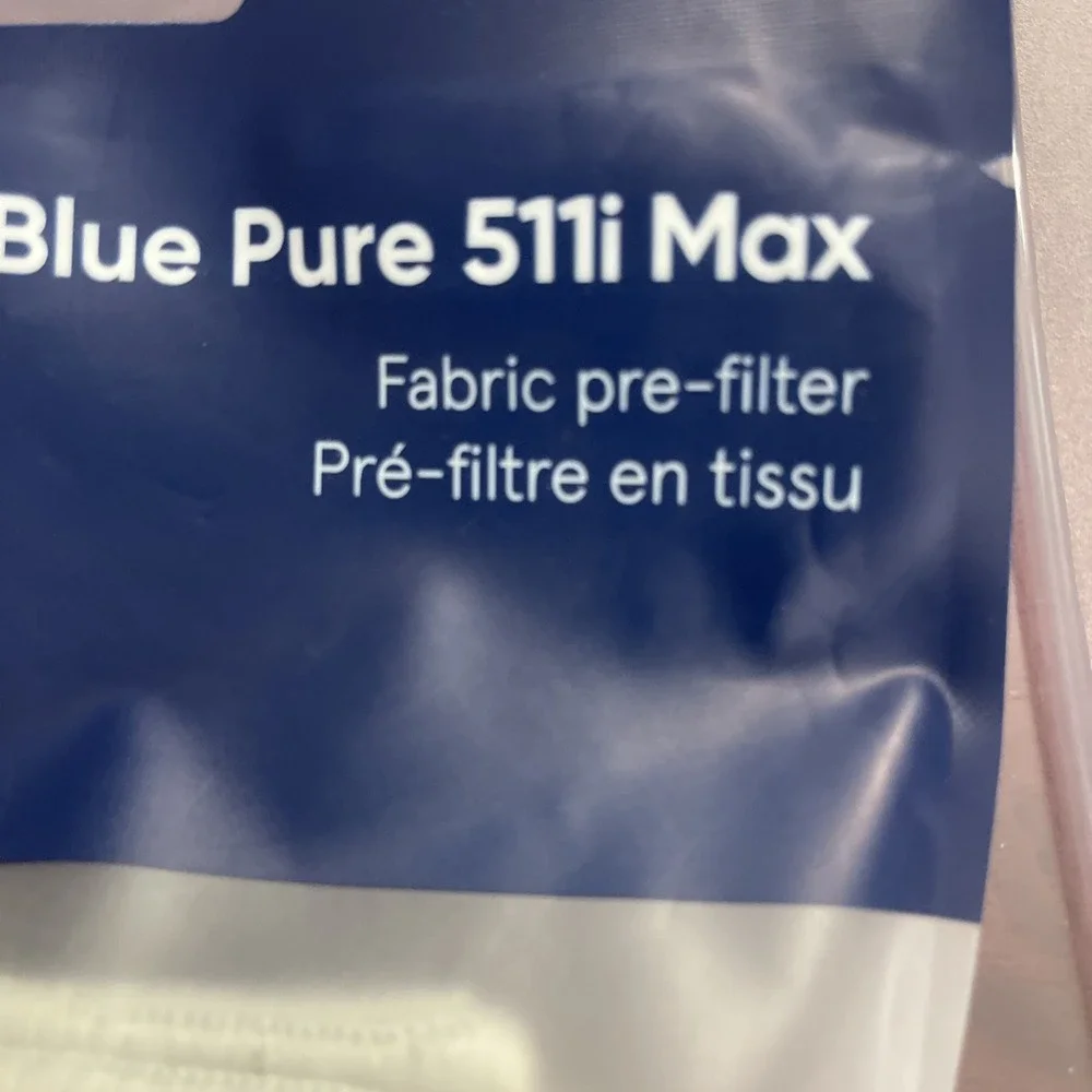 Blueair Blue Pure 511i Max Fabric Pre-Filter Limestone Tan New Sealed OEM